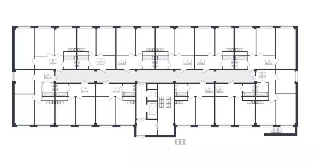 2-к кв. Ставропольский край, Ессентуки ул. Благодатная, 28 (54.84 м) - Фото 2