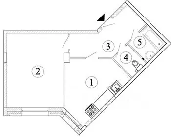 1-к кв. Санкт-Петербург Парашютная ул., 54 (45.4 м) - Фото 0