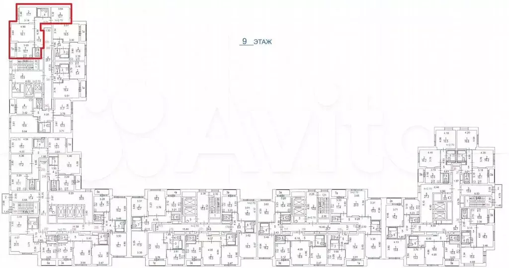 Аукцион: 3-к. квартира, 70,5 м, 9/24 эт. - Фото 1