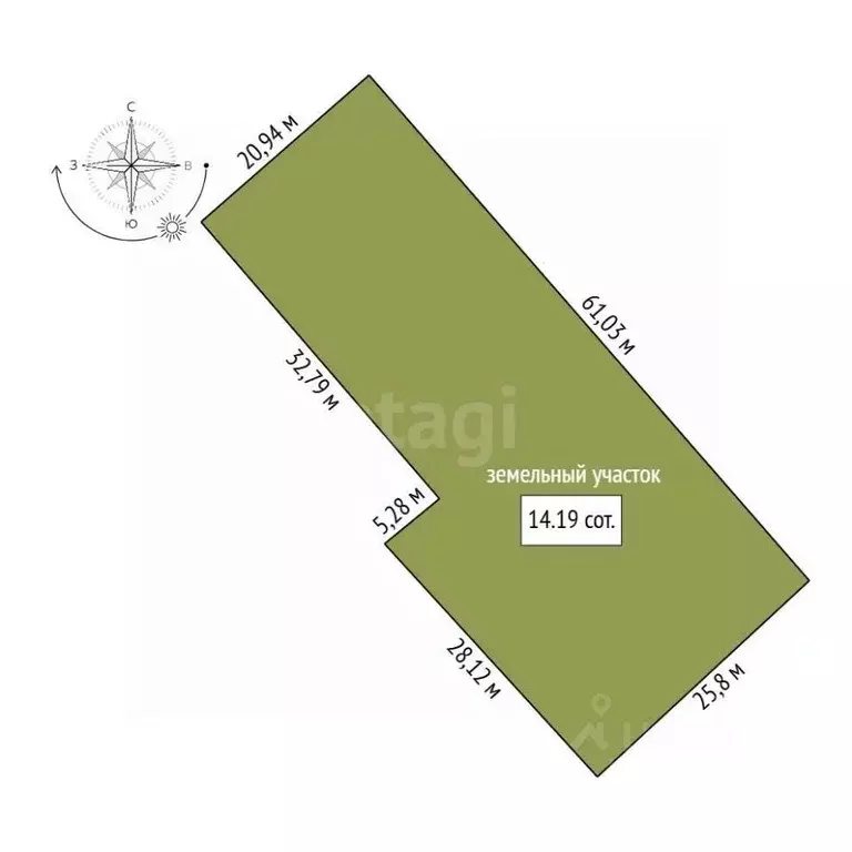 Участок в Амурская область, Благовещенск Дальняя ул., 89 (14.2 сот.) - Фото 2
