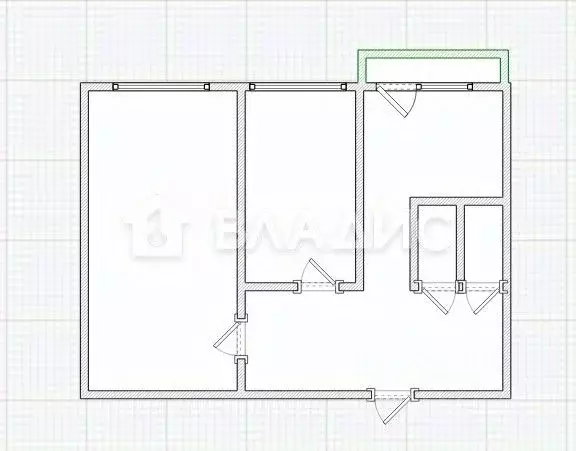 2-к кв. Пензенская область, Пенза ул. Пушкина, 19 (43.3 м) - Фото 2