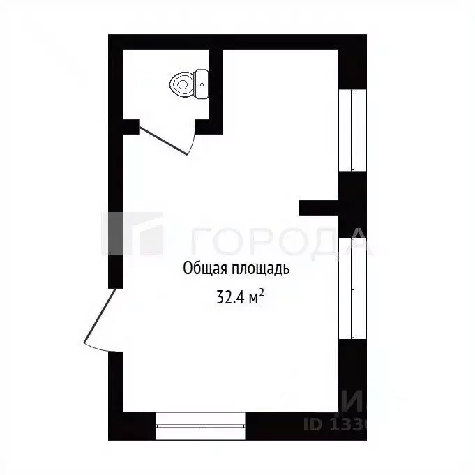 Офис в Новосибирская область, Новосибирск ул. Есенина, 12/3 (32 м) - Фото 2