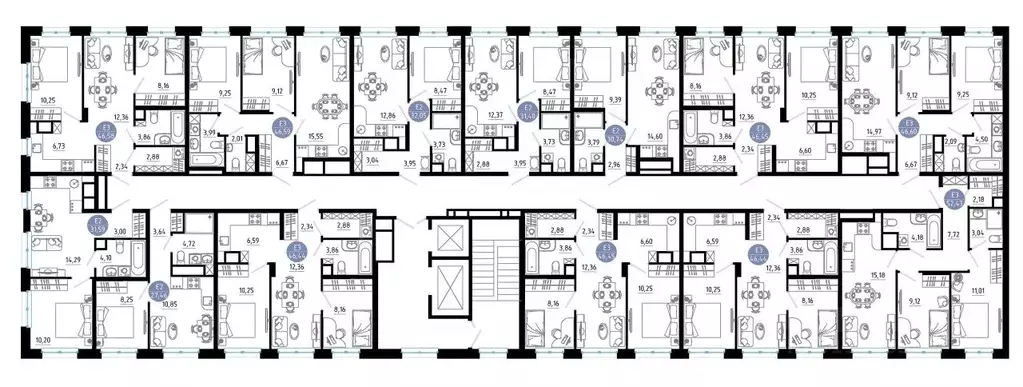 2-к кв. Рязанская область, Рязань 9-10-й кв-л,  (46.44 м) - Фото 2