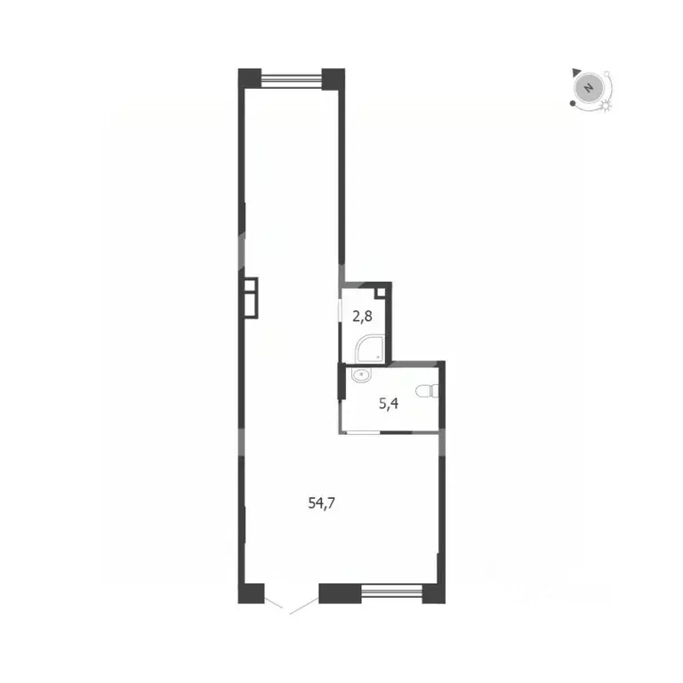 Помещение свободного назначения в Москва 3-я оч., Шагал жилой ... - Фото 2