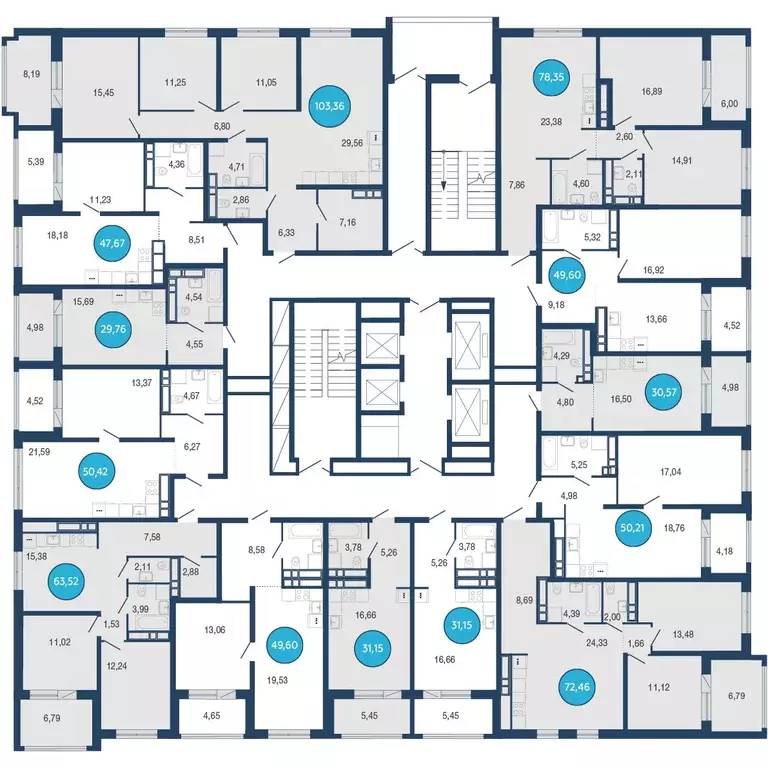 Студия Липецкая область, Липецк Елецкий мкр, 2-12 (31.15 м) - Фото 1
