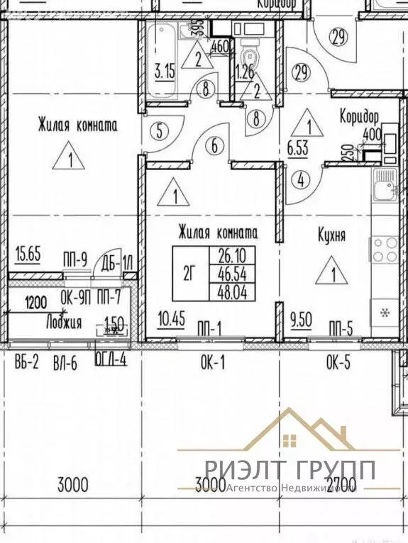 2-комнатная квартира: Казань, улица Альфии Авзаловой, 9 (46.3 м) - Фото 2