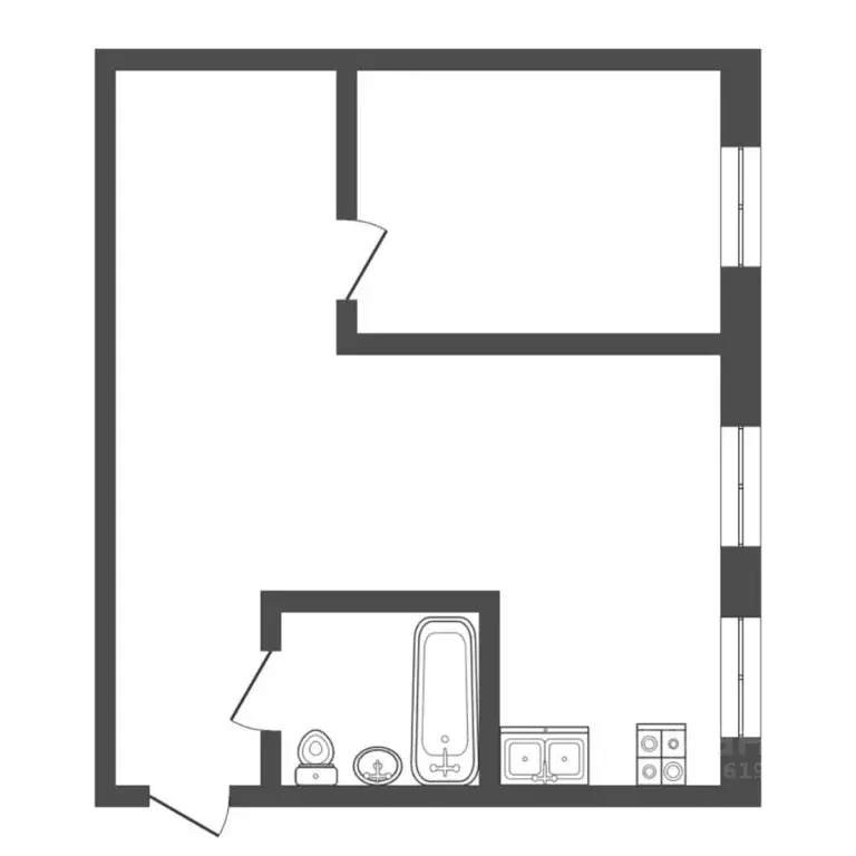2-к кв. Тюменская область, Тюмень Карская ул., 21 (40.0 м) - Фото 2