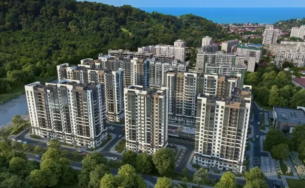 1-к кв. Краснодарский край, Сочи Кудепста мкр,  (28.6 м) - Фото 2