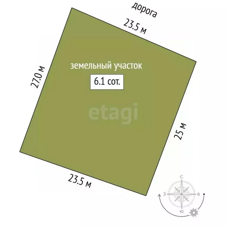 Участок в Тюменская область, Тюмень  (6.14 сот.) - Фото 2