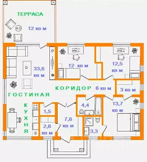 Коттедж в Свердловская область, Белоярский муниципальный округ, пос. ... - Фото 1