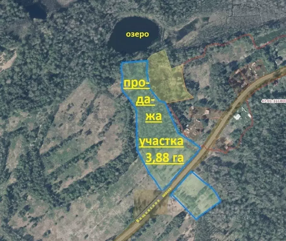 Участок в Ленинградская область, Выборгский район, Гончаровское с/пос, ... - Фото 1