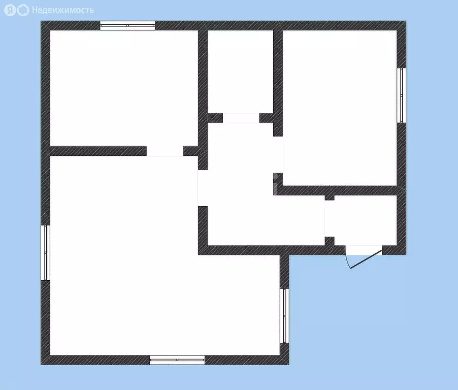 Дом в Бийский район, посёлок Амурский, Луговая улица (93.8 м) - Фото 1