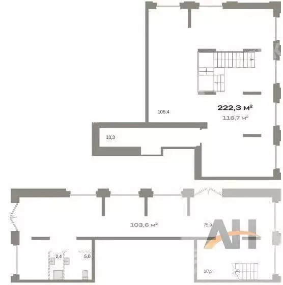 Помещение свободного назначения (222 м) - Фото 2