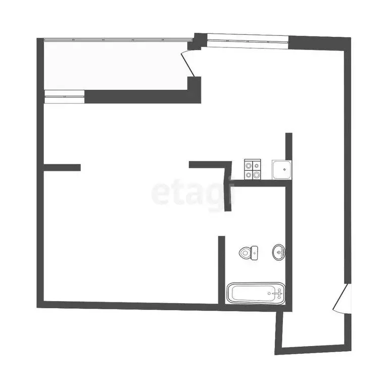 1-комнатная квартира: Сочи, микрорайон Светлана, Депутатская улица, ... - Фото 1