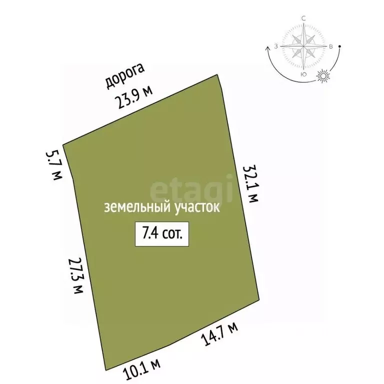 Участок в Севастополь ТСН СНТ РМЗ тер., ул. Персиковая (7.42 сот.) - Фото 2