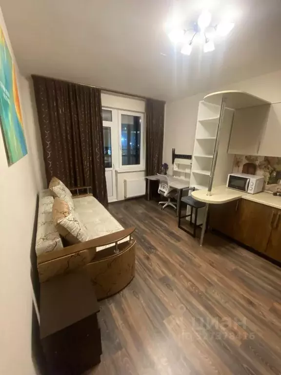 Студия Санкт-Петербург ул. Среднерогатская, 16к4 (24.0 м) - Фото 1