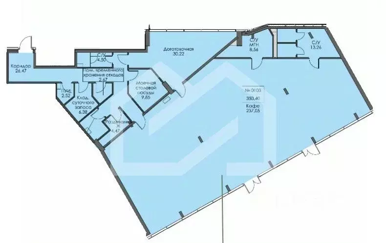 Торговая площадь в Москва ул. Заречная, 2/1 (360 м) - Фото 2