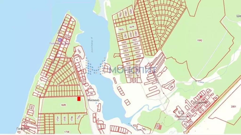 Участок в Нижегородская область, Сокольский муниципальный округ, д. ... - Фото 1