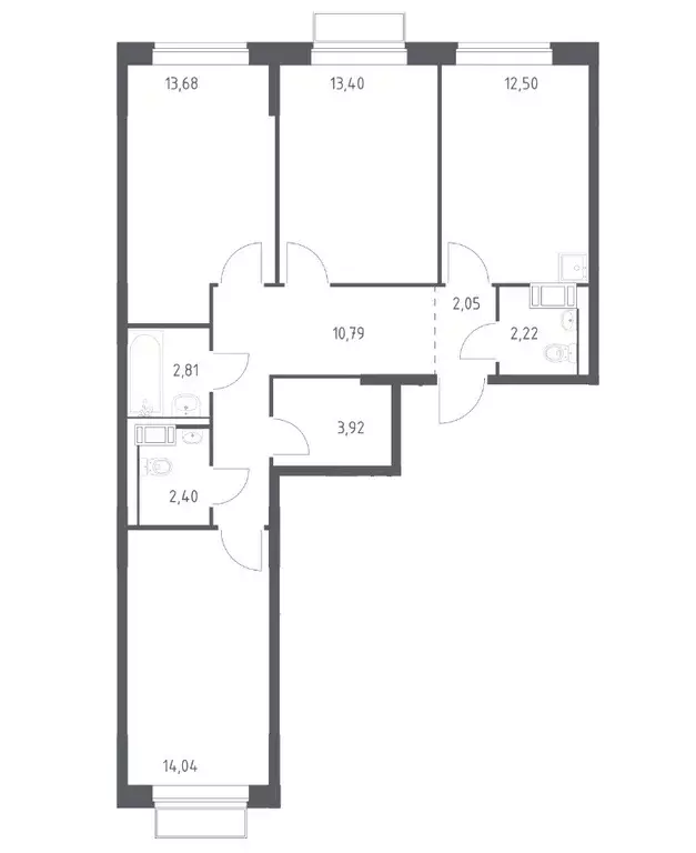 Продаётся 3-к квартира, 77.81 м - Фото 0