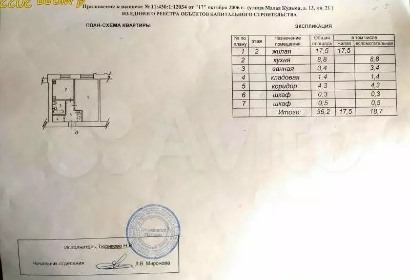 1-к. квартира, 36 м, 2/9 эт. - Фото 0