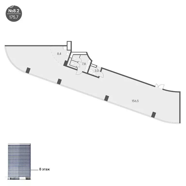 Офис (175.7 м) - Фото 1