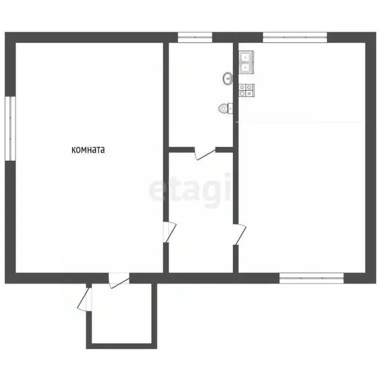 Дом в Тюменская область, Тюмень Тополя СНТ, ул. 9-я (45 м) - Фото 2