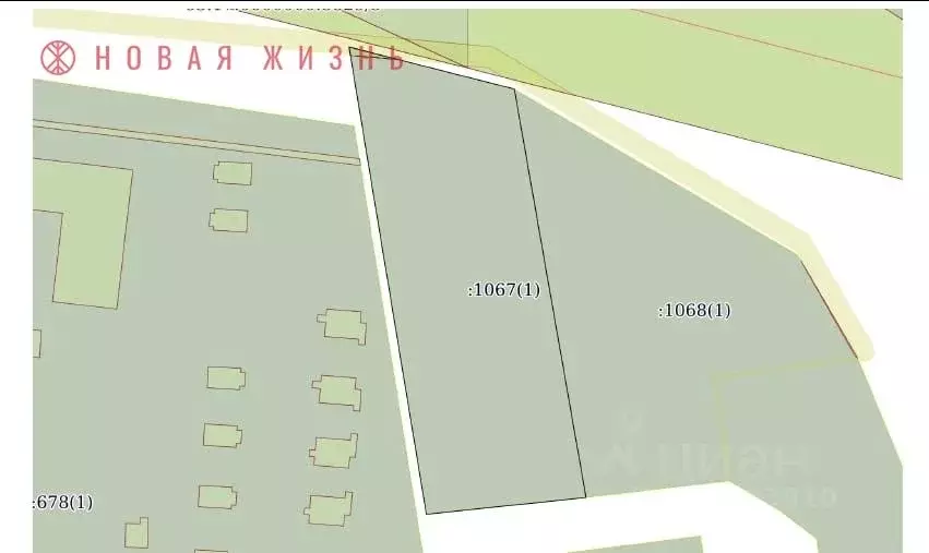 Участок в Самарская область, Волжский район, Рождествено с/пос, с. ... - Фото 1