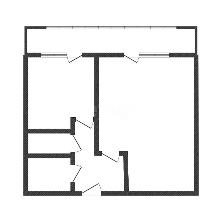 1-комнатная квартира: деревня Мокшино, Полевая улица, 2 (38.9 м) - Фото 1