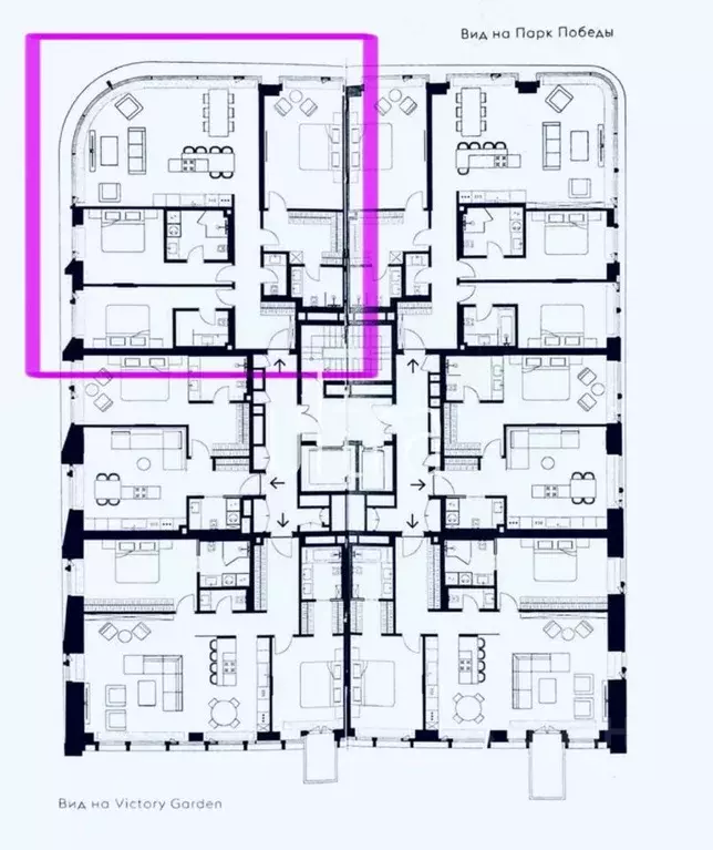 4-к кв. Москва ул. Братьев Фонченко, 1к1 (162.0 м) - Фото 2