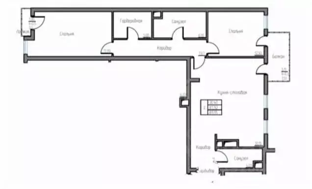2-к кв. Калининградская область, Калининград просп. Калинина, 111 ... - Фото 2