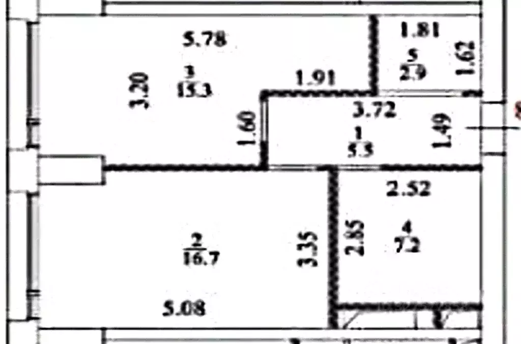 1-к кв. Москва Мичуринский просп., 56 (47.8 м) - Фото 2