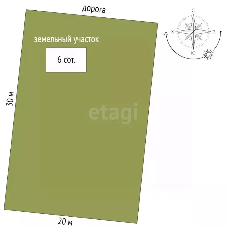 Участок в Крым, Симферопольский район, с. Мирное  (6.0 сот.) - Фото 1