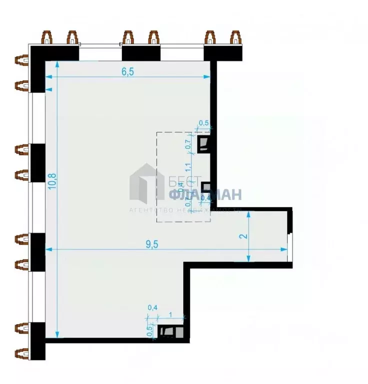 Помещение свободного назначения в Москва Выборгская ул., 18 (70 м) - Фото 2