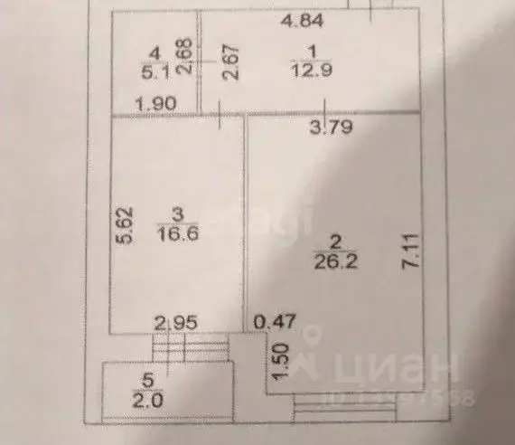 1-к кв. Тверская область, Тверь Озерная ул., 16к1 (60.1 м) - Фото 1