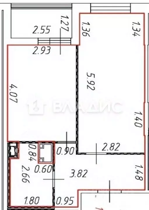 1-к кв. Москва ул. Вешних Вод, 70к1 (39.2 м) - Фото 2