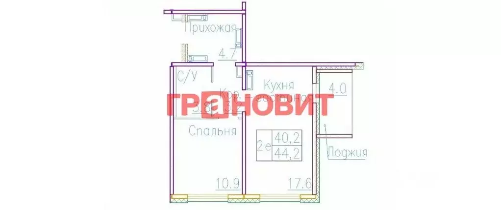 2-к кв. Новосибирская область, Новосибирский район, Мичуринский ... - Фото 1