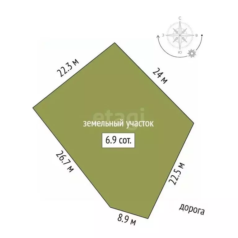 Участок в Крым, Феодосия муниципальный округ, Коктебель пгт ул. ... - Фото 2