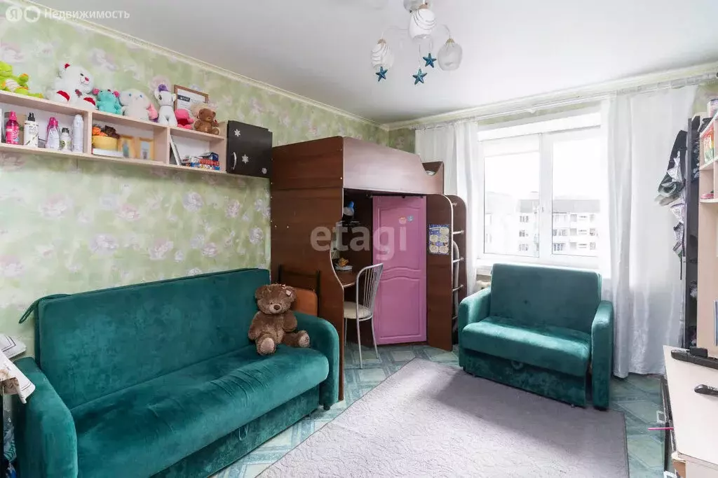 1к в -комнатной квартире (13.9 м) - Фото 2