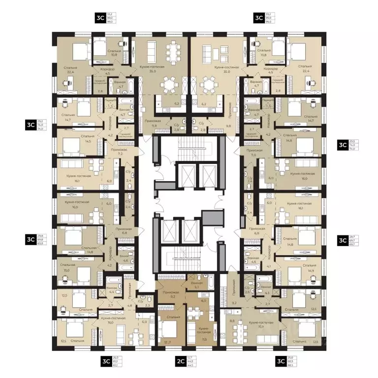 1-к кв. Башкортостан, Уфа ул. Ленина, 192 (44.5 м) - Фото 1