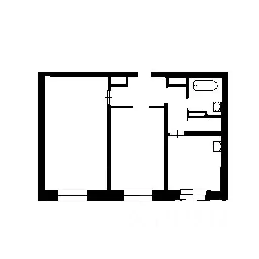 2-к кв. Москва Краснопрудная ул., 1 (57.0 м) - Фото 1