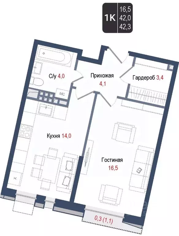 1-к кв. Московская область, Королев Первомайский мкр, Старые Горки дп, ... - Фото 1