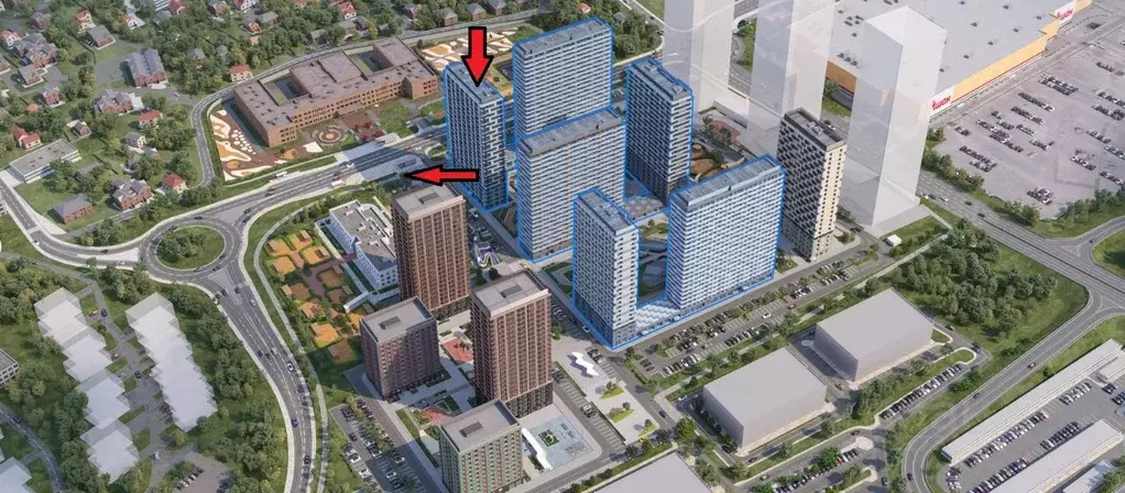 2-к кв. Московская область, Красногорск Квартал Строгино жилой ... - Фото 1