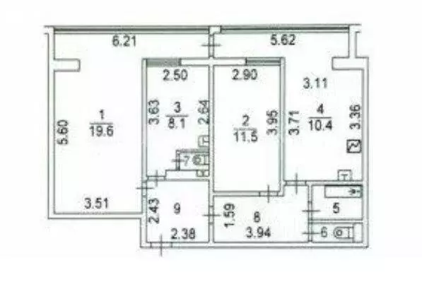 3-комнатная квартира: Москва, Неманский проезд, 13к2 (80 м) - Фото 1