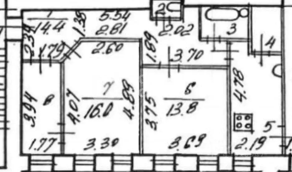 Квартира, 3 комнаты, 67 м - Фото 1