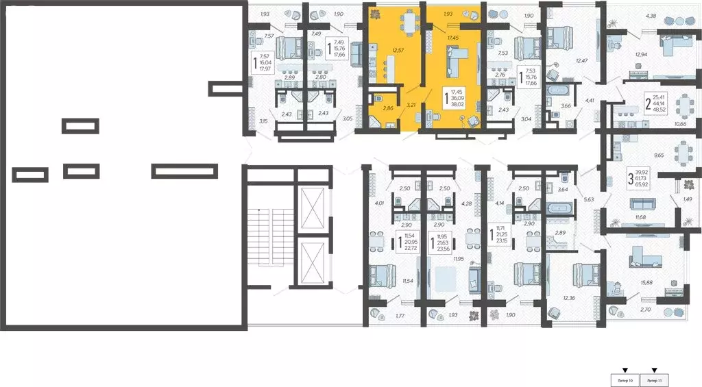 1-комнатная квартира: Сочи, микрорайон Бытха, Ясногорская улица, ... - Фото 2