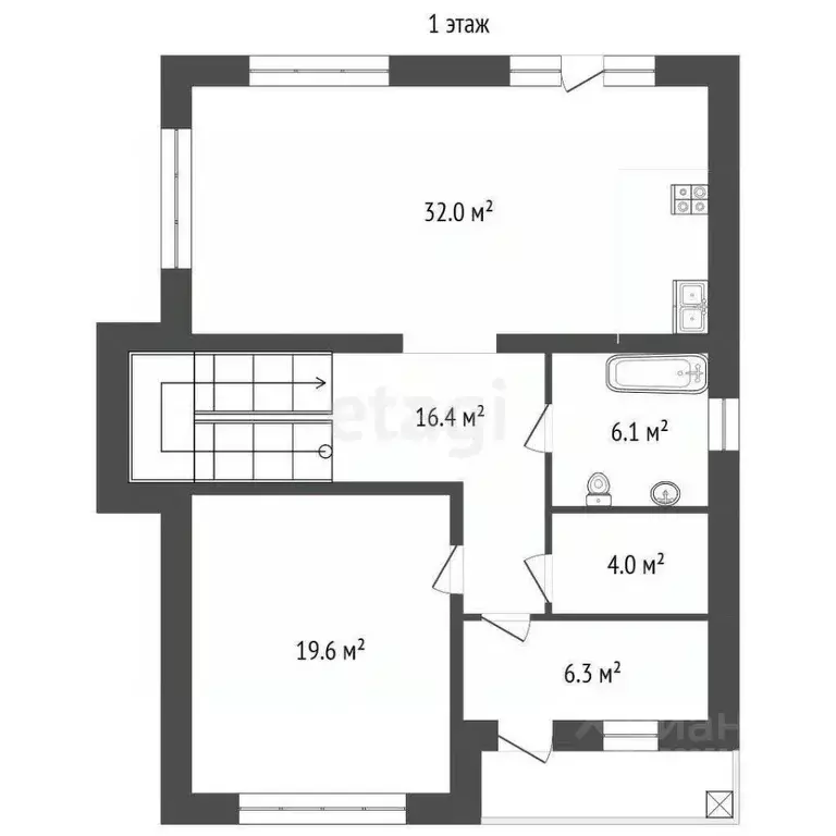 Дом в Ростовская область, Аксай проезд Давыда Ригерта (191 м) - Фото 1