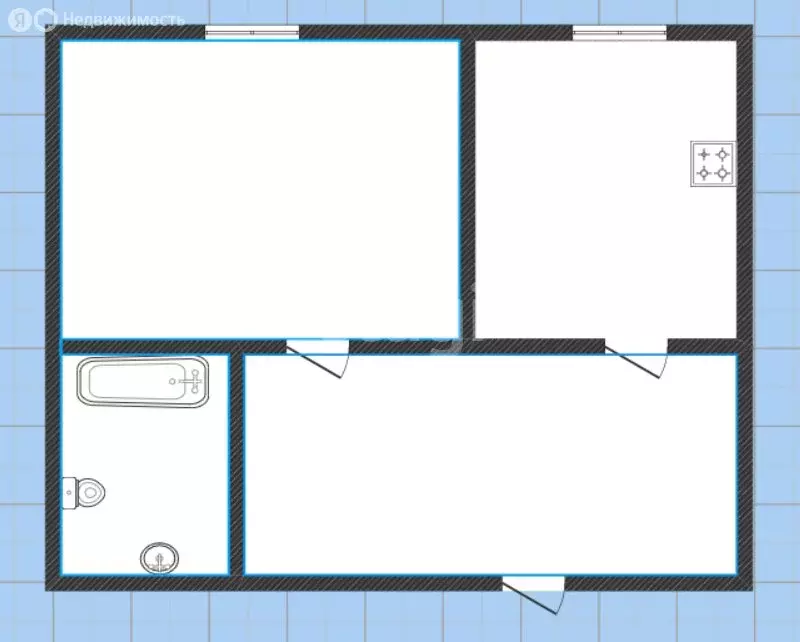 1-комнатная квартира: Задонск, улица Свободы, 13Б (36.5 м) - Фото 1