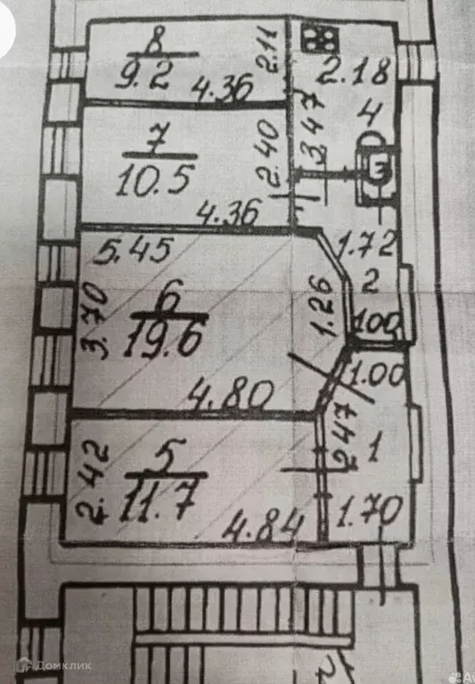 Продаётся 3-к квартира, 69.9 м - Фото 1