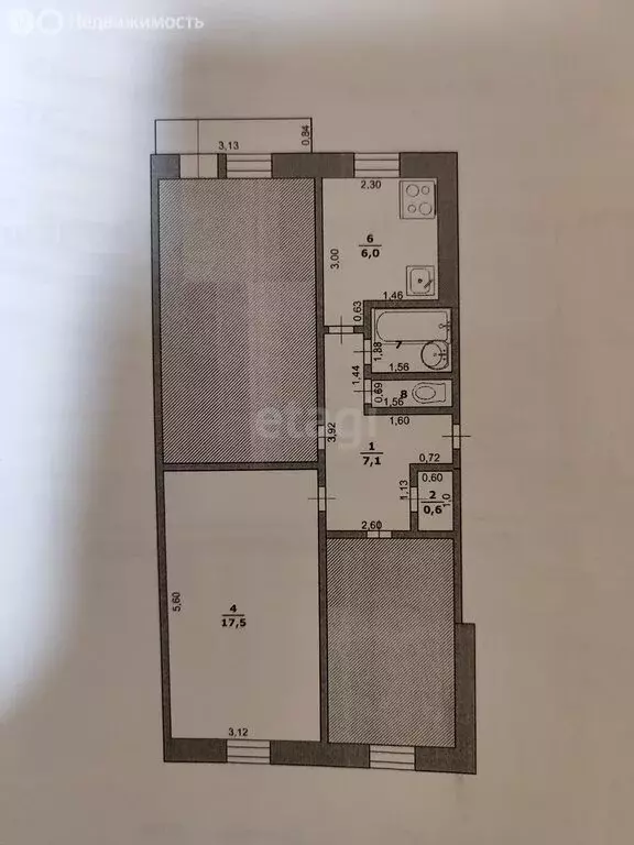 1-комнатная квартира: Алексеевка, улица Пушкина, 45 (17.5 м) - Фото 1