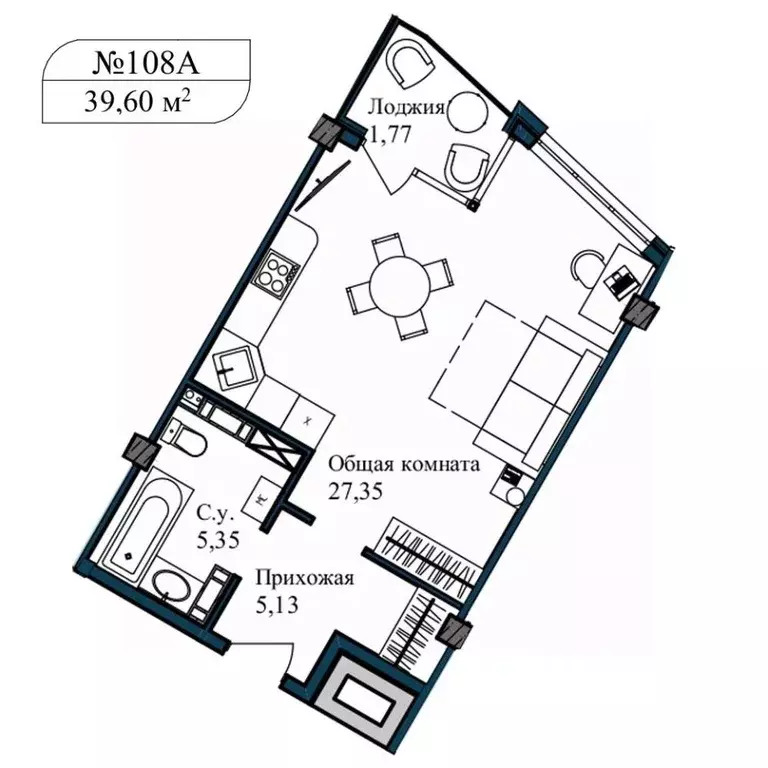 1-к кв. Севастополь ул. Летчиков, 10 (41.1 м) - Фото 0